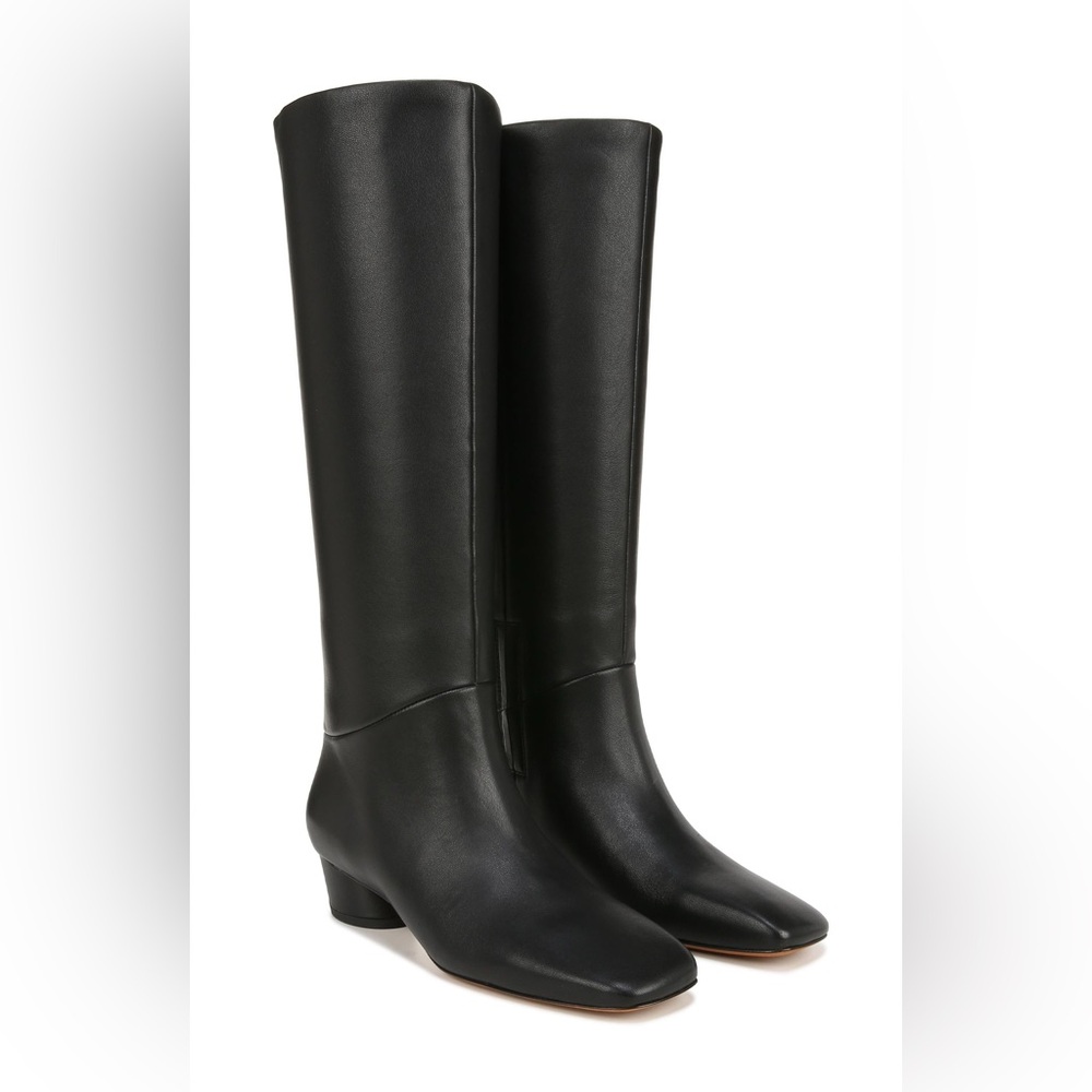 Vince - Ramona Leather Knee Boots - Picture 2 of 9